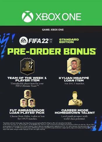 fifa 22 pre order bonus release